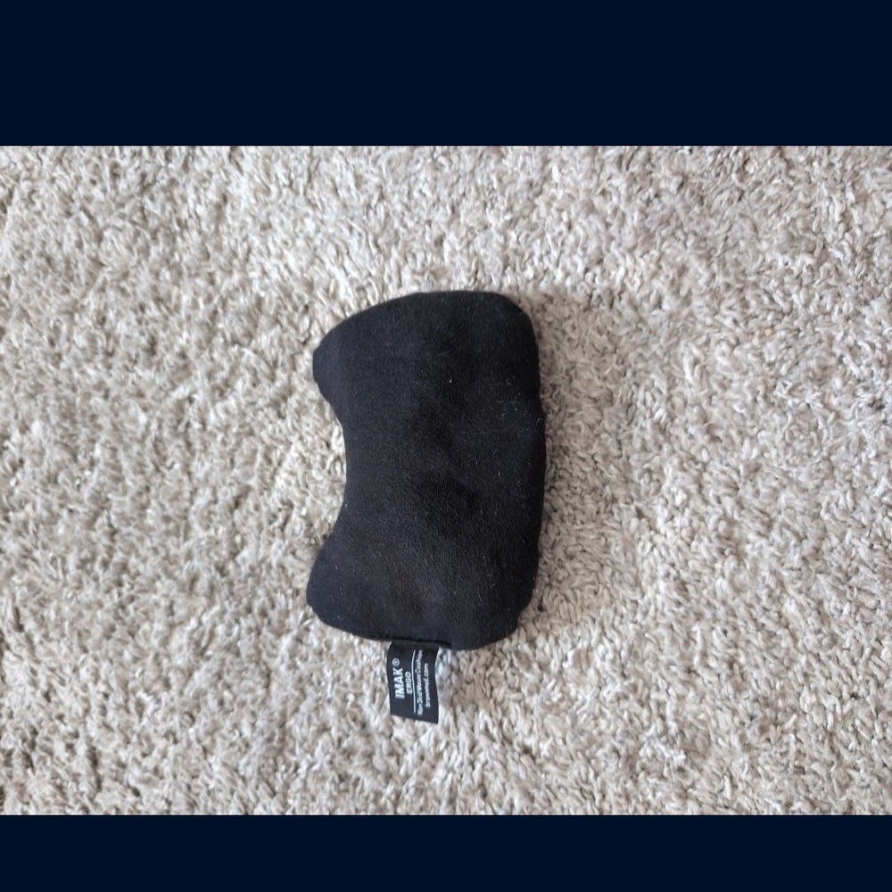 Black Memory Foam Pillow